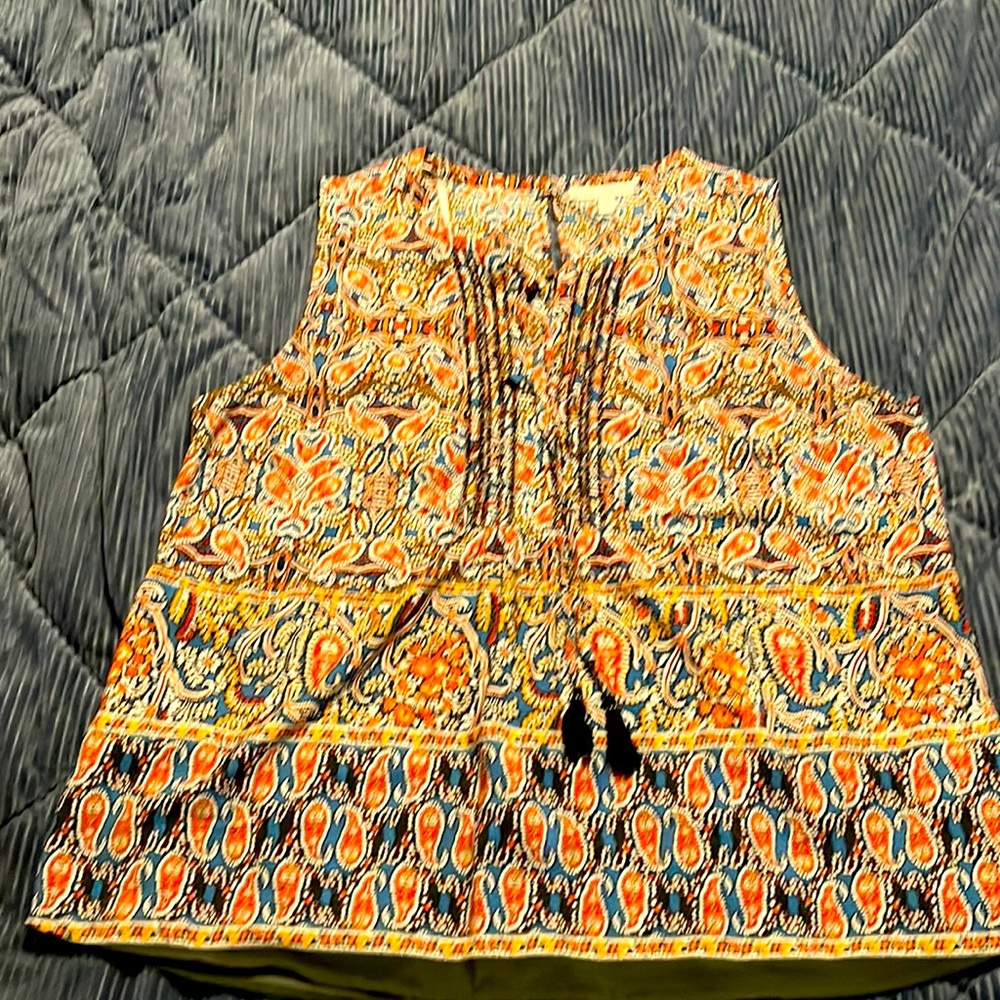 Women’s Pale Sky Paisley Top